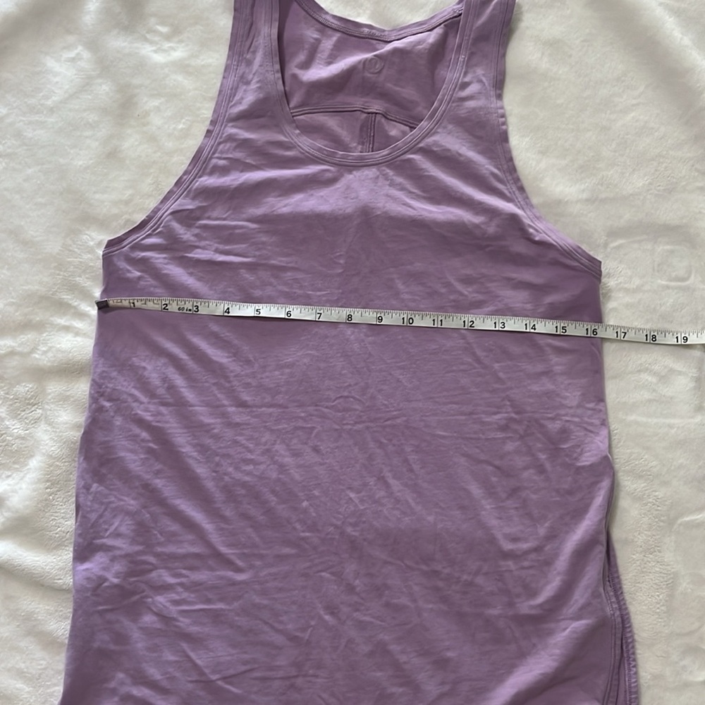 Lilac Sleeveless Tank Top - Picture 5 of 9